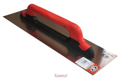 Терка з усил.нержавійки з гумовою ручкою 480х130мм SUPER PROFI OLEJNIK