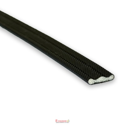 Ущільнювач поліуретановий "I" 11х2 профіль 500м Чорний