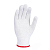 Рукавиці трикотажні без ПВХ Стандарт білосніжні арт.576