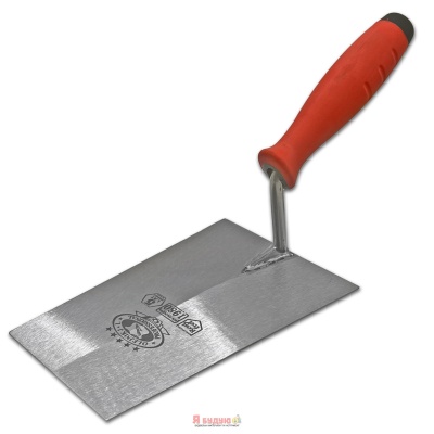 Кельма трапецевидна широка 180мм кована нержавійка ручка Двохкомпонентна OLEJNIK