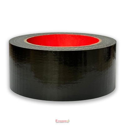 Армована стрічка чорна 48мм*10м "Woffmann" 48рол/ящ