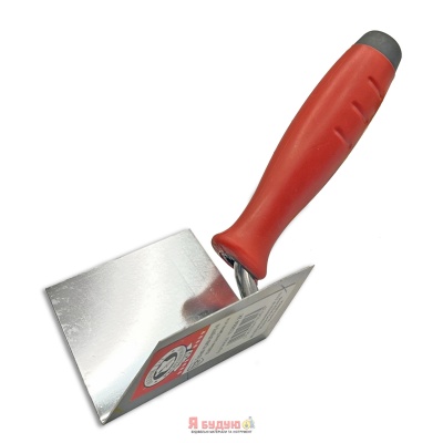 Кельма нержавіюча сталь штукатурна 60х80мм внутрішня ручка Двохкомпонентна OLEJNIK