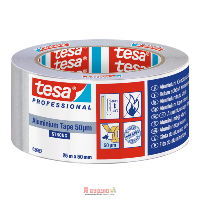Алюмінієва стрічка STRONG 50мкм 25м х 50мм ТМ "TESA"  36/1