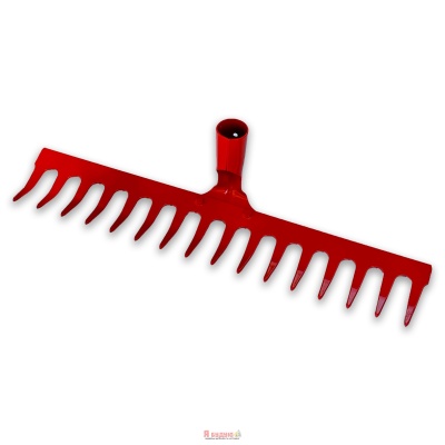 Граблі садові металеві 16 зубів «WoffMann professional tools» (36 шт/уп)