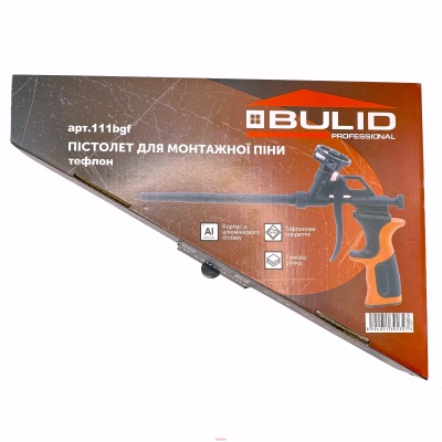 Пістолет для монтажної піни Тефлон ТМ «BULID»