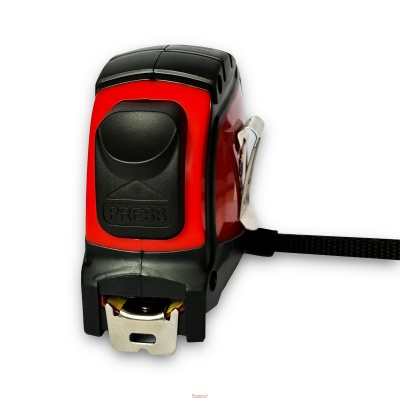 Рулетка АВТОСТОП прорезинений корпус 7.5м*25мм "WoffMann"