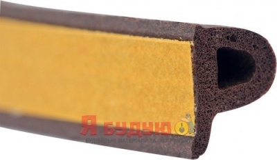 Ущільнювач P профіль 100 м. Коричневий Польща