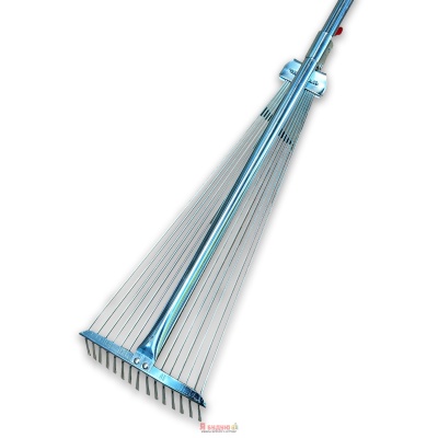 Граблі садові регульовані оцинковані з металевою ручкою «WoffMann professional tools» (24 шт/уп)