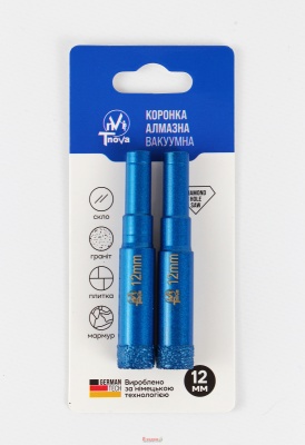 Коронка алмазна вакуумна Т-Nova 12mm