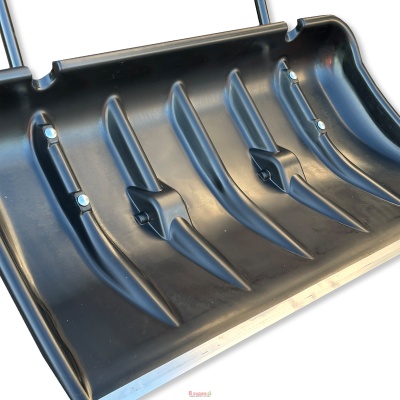 3746 Лопата для снігу (велика чорна) 450х800мм алюмінієва вставка