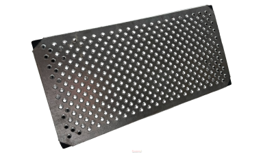 Терка з пластику 130x270мм "Рашпіль" для вирівнювання пінопласту "WoffMann" (штрих-код)