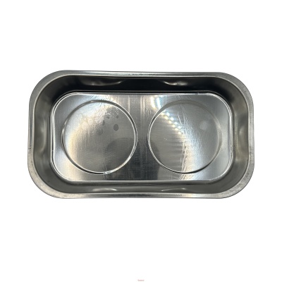 Магнітна тарілка подвійна 136х235мм "WoffMann professional tools"