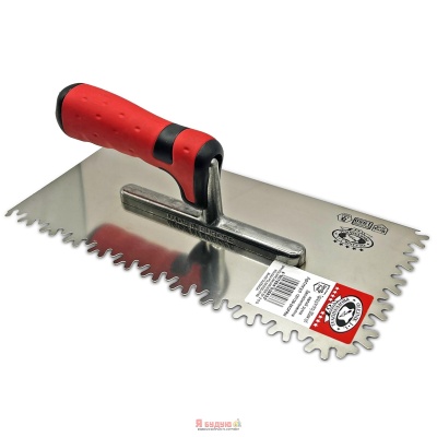 Терка для гіпсу 280х130мм Зуб Мал FROSI ручка Двохкомпонентна OLEJNIK