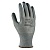 Рукавиці трикотажні D-OIL з нітриловим покриттям, неповний облив, сірий розмір 8 арт.4576