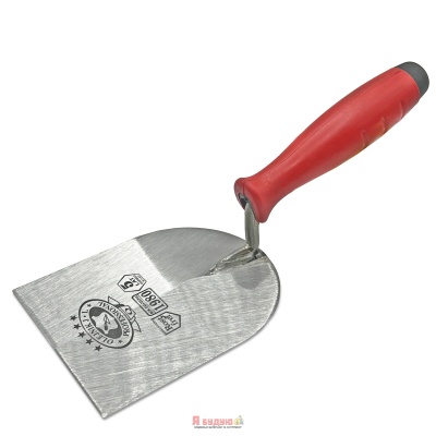 Кельма штукатурна плиточна 100мм кована нержавійка ручка Двохкомпонентна OLEJNIK