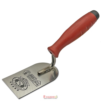 Кельма плиточна 60мм нержавіюча сталь ручка Двохкомпонентна OLEJNIK