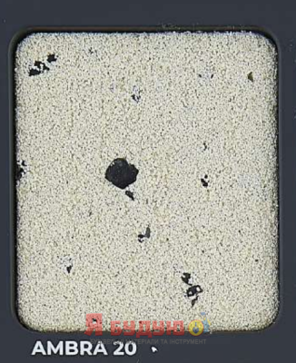 SEMPRE Мармуровий камінь - декоративна та захисна штукатурка 25кг AMBRA 20				