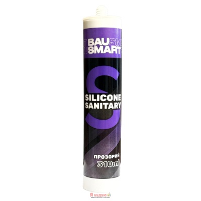 BAUSMART Силікон санітарний прозорий 310мл 