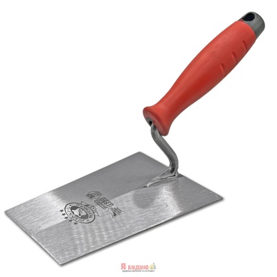 Кельма трапецієвидна широка 160мм кований метал ручка Двохкомпонентна OLEJNIK