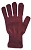Рукавиці акрилові зимові, жіночі бордові арт.4359