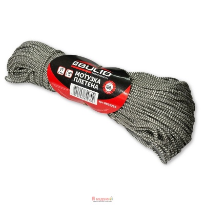 Мотузка плетена 3мм 100м TM "BULID"